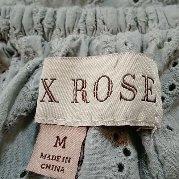 Knox Rose Women's Top Blouse Size M Embroidered - Picture 13 of 13